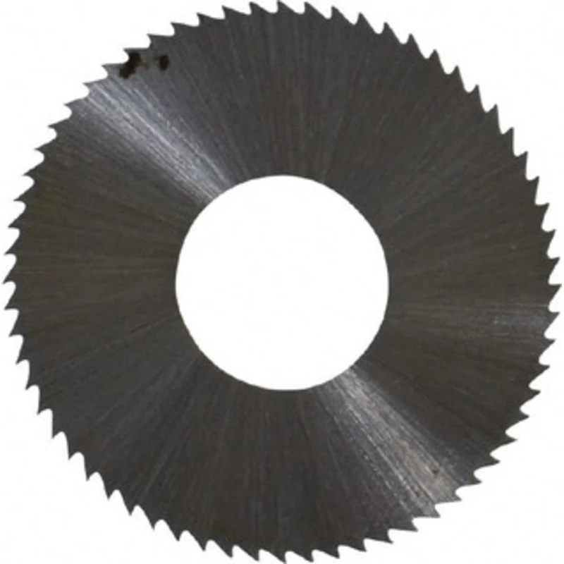 Controx-Neuhauser 1 x 0.0156, 3/8 Arbor, 64-Tooth High Speed Steel Slitting & Slotting Saw Uncoated, RH Cut, Straight...